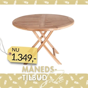 Oviedo havebord - Ø 100 cm.